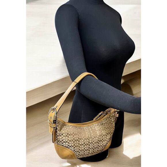 Vintage Coach 6351 Soho Mini Signature Small Hobo Bag - Picture 7 of 12